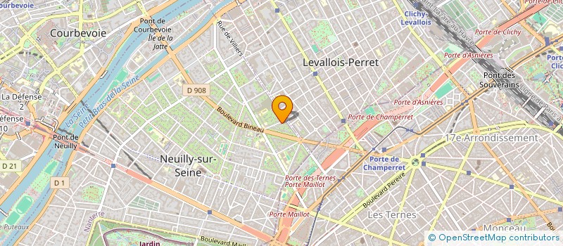localisation de l'entreprise ADISINFOSERVICES à NEUILLY-SUR-SEINE