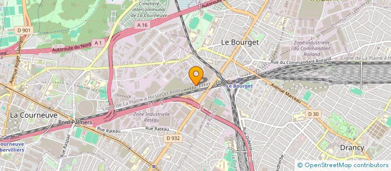 localisation de l'entreprise ADISPAP à LE BOURGET