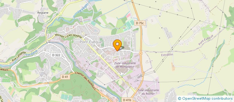 localisation de l'entreprise ADISPO SERRURIER  PONT-EVEQUE