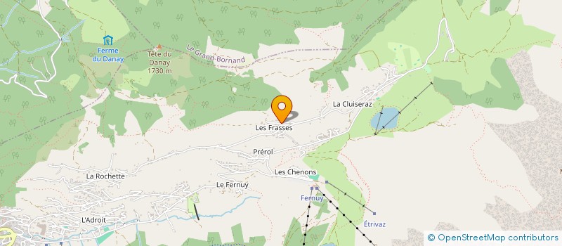 localisation de l'entreprise ADISSAN à LA CLUSAZ