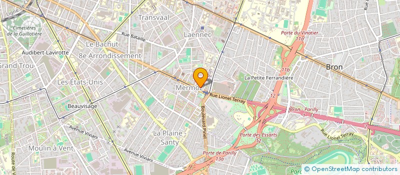localisation de l'entreprise ADISSE à LYON