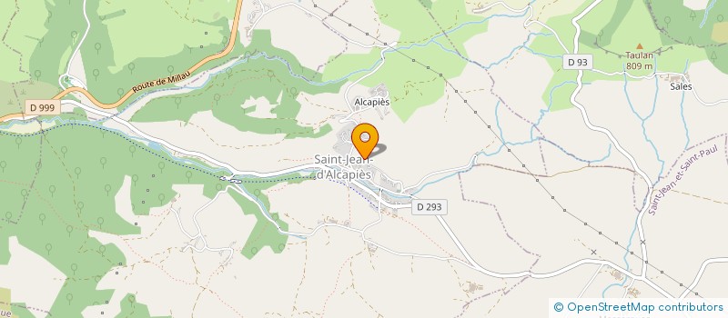 localisation de l'entreprise ADISSIAS  SAINT JEAN D'ALCAPIES