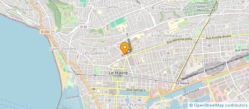 localisation de l'entreprise ADISSO  LE HAVRE