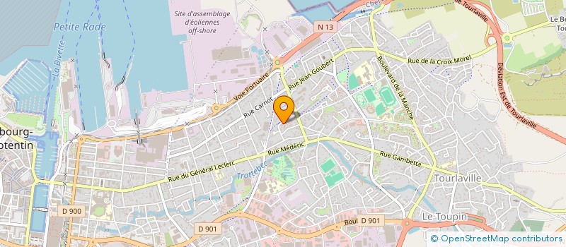 localisation de l'entreprise ADISTRIBUTION  CHERBOURG-EN-COTENTIN