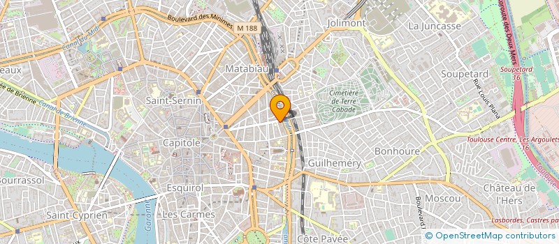 localisation de l'entreprise ADITI  TOULOUSE