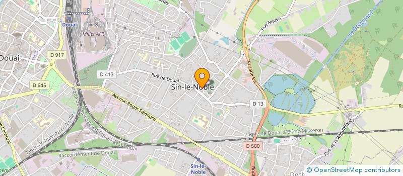 localisation de l'entreprise ADITO  SIN-LE-NOBLE