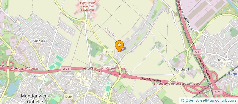 localisation de l'entreprise ADITRANS  HENIN-BEAUMONT