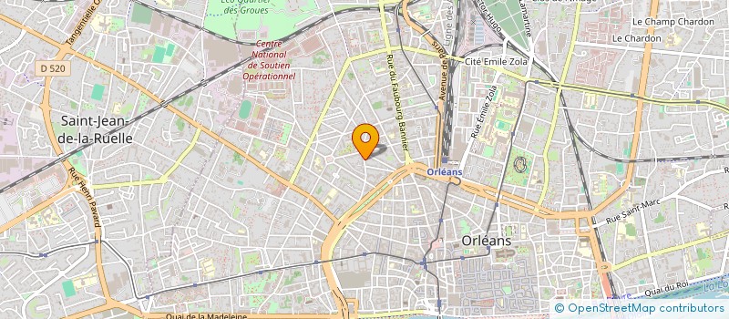 localisation de l'entreprise ADIVEC à ORLEANS