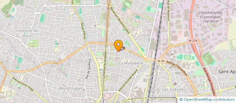 localisation de l'entreprise ADIVO à DIJON
