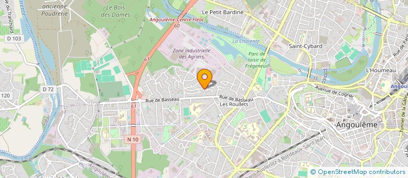 localisation de l'entreprise ADIX ENERGY à ANGOULEME