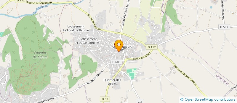 localisation de l'entreprise ADIX FRANCE à GENISSIEUX