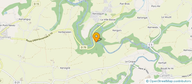 localisation de l'entreprise ADIXINVEST  QUEMPER GUEZENNEC