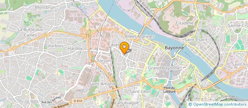 localisation de l'entreprise ADIXKI POMPA à BAYONNE