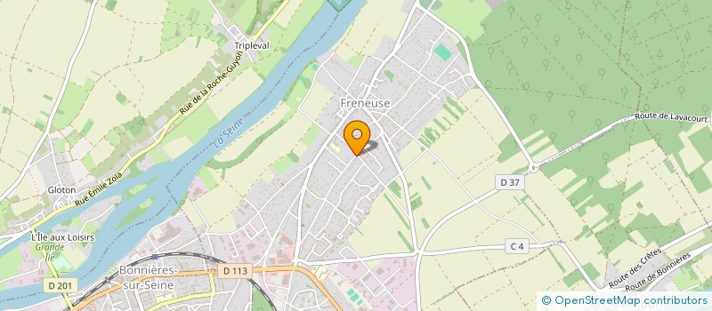 localisation de l'entreprise ADJ  FRENEUSE