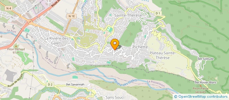 localisation de l'entreprise ADJ à LA POSSESSION