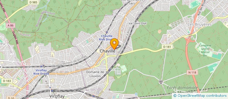 localisation de l'entreprise ADJ CONSULTING  CHAVILLE