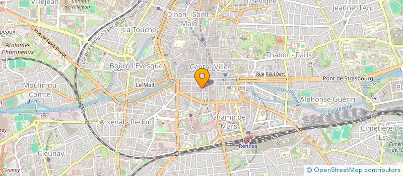 localisation de l'entreprise ADJ DECORATION  RENNES