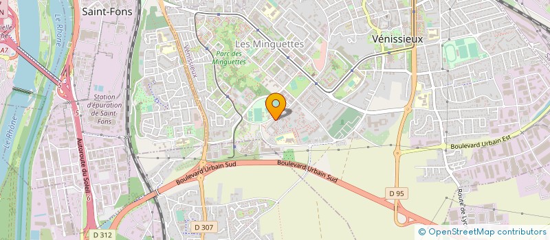 localisation de l'entreprise ADJ F NETTOYAGE  VENISSIEUX