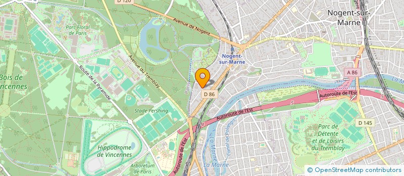 localisation de l'entreprise ADJ JOELLE DECHAMPS  NOGENT-SUR-MARNE