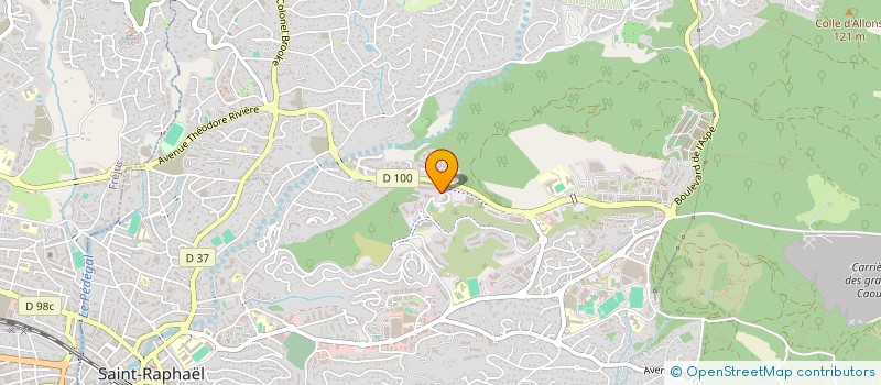 localisation de l'entreprise ADJ SILVER  ROQUEBRUNE-SUR-ARGENS