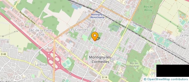 localisation de l'entreprise ADJA à MONTIGNY-LES-CORMEILLES