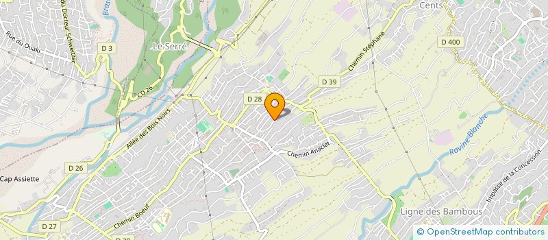 localisation de l'entreprise ADJAX à SAINT-PIERRE