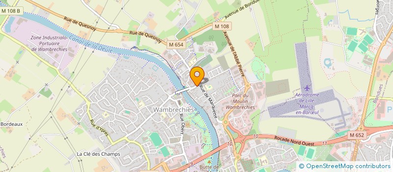 localisation de l'entreprise ADJDEVELOPPEMENT à WAMBRECHIES