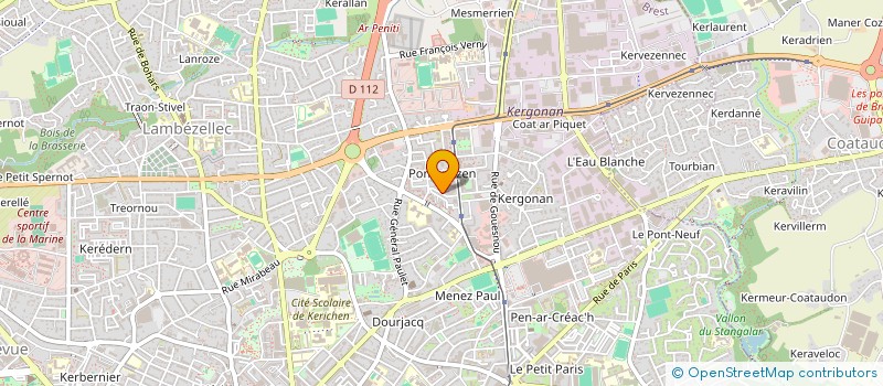 localisation de l'entreprise ADJIM - ACCOMPAGNEMENT DES JEUNES ISOLES MIGRANTS à BREST