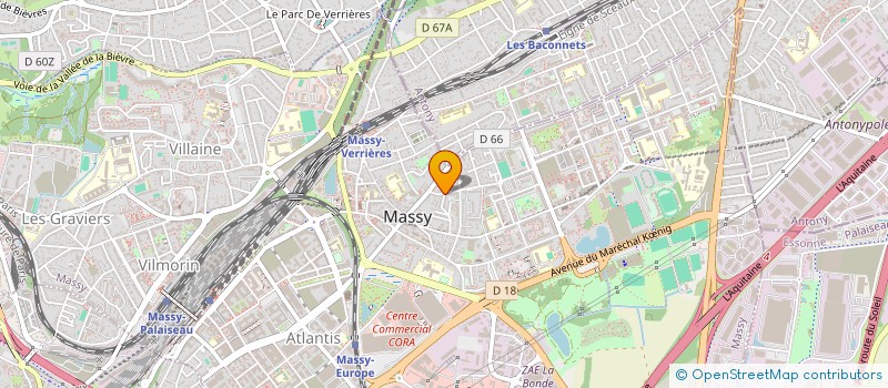 localisation de l'entreprise ADJIMEY ACESS à MASSY