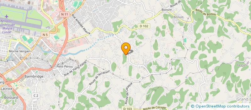 localisation de l'entreprise ADJINAKOU  LES ABYMES