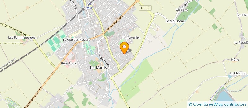 localisation de l'entreprise ADJL  MER