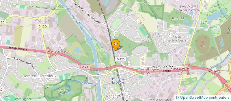 localisation de l'entreprise ADJL  FLERS-EN-ESCREBIEUX