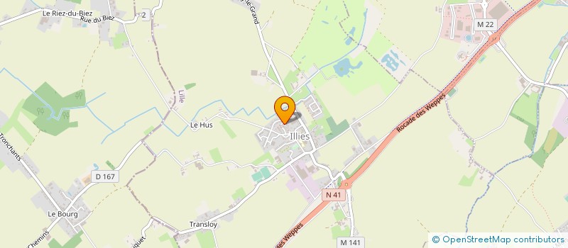 localisation de l'entreprise ADJM  ILLIES