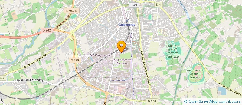 localisation de l'entreprise ADJMM  CARPENTRAS