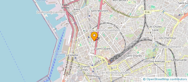 localisation de l'entreprise ADJN CONSEIL EVALUATION FORMATION  MARSEILLE 3EME