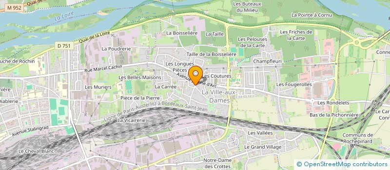 localisation de l'entreprise ADJO  LA VILLE-AUX-DAMES