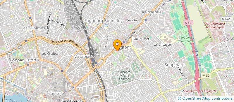 localisation de l'entreprise ADJOBA  TOULOUSE