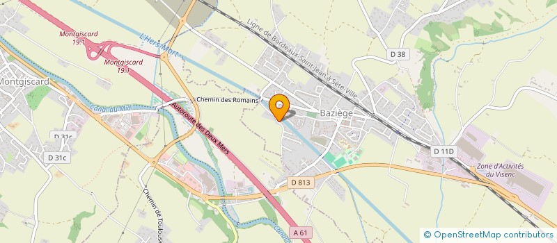 localisation de l'entreprise ADJP  BAZIEGE