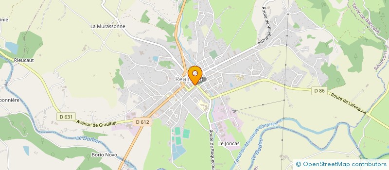 localisation de l'entreprise ADJP DEMENAGEMENT à REALMONT