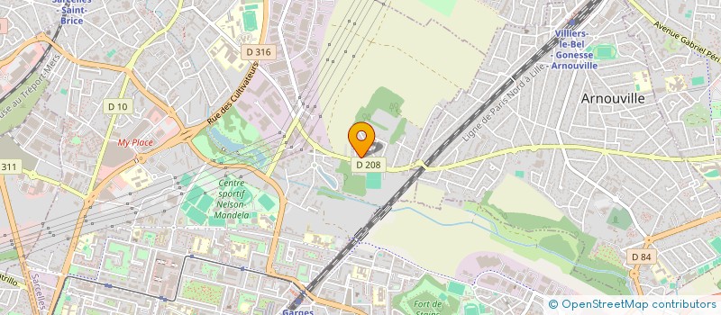 localisation de l'entreprise ADJS SERVICES à SARCELLES