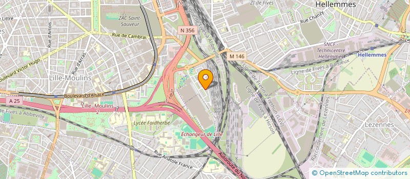 localisation de l'entreprise ADJUMA-IMMO à LILLE