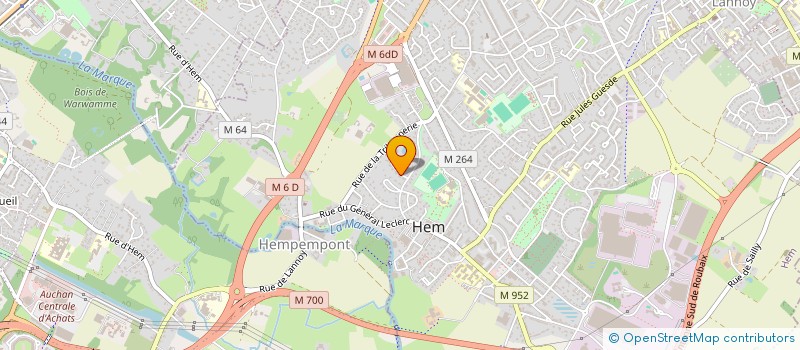 localisation de l'entreprise ADJUMA-INVEST  HEM