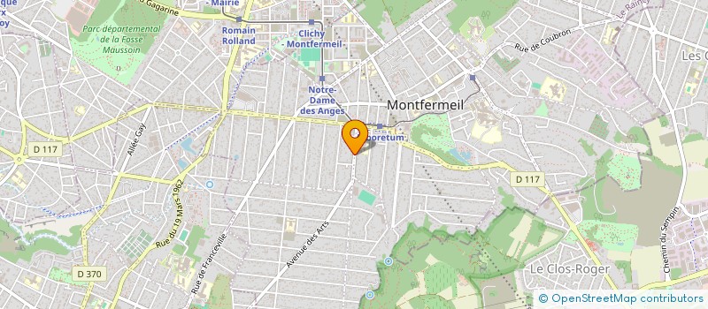 localisation de l'entreprise ADJUO à MONTFERMEIL