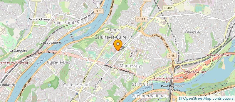 localisation de l'entreprise ADJUS à CALUIRE-ET-CUIRE