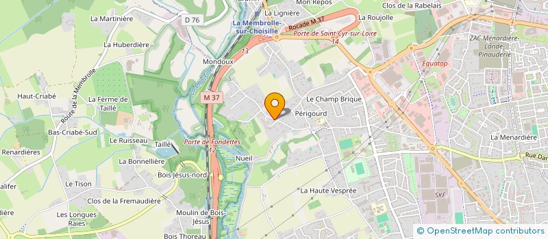 localisation de l'entreprise ADK  SAINT-CYR-SUR-LOIRE