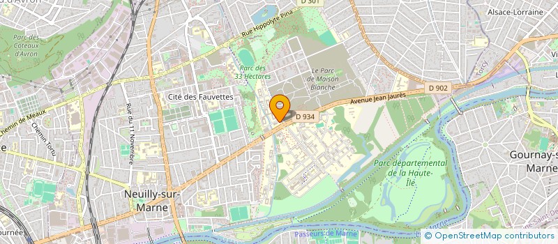 localisation de l'entreprise ADK à NEUILLY-SUR-MARNE