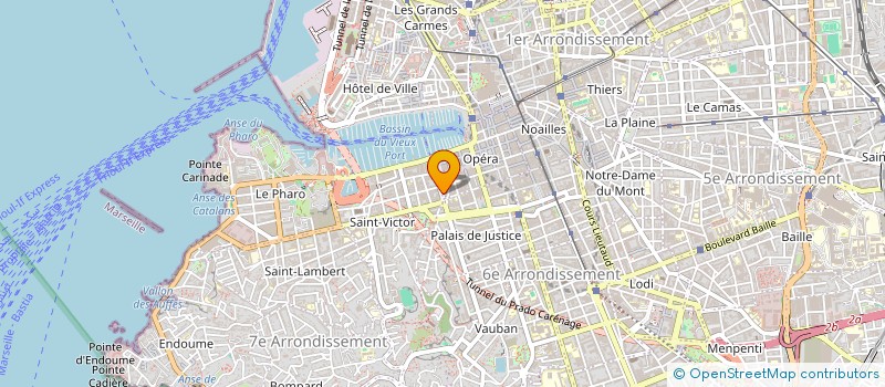 localisation de l'entreprise ADK DIAG 13 à MARSEILLE