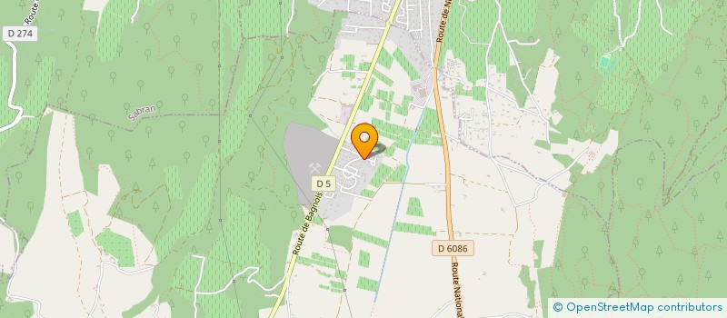 localisation de l'entreprise ADK DIFFUSION  TRESQUES