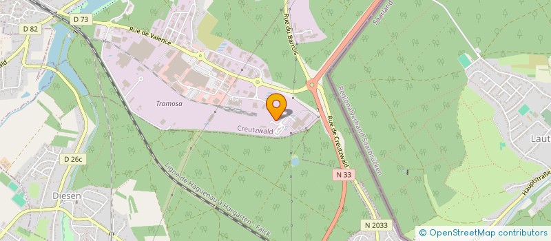localisation de l'entreprise ADK GROUP à CREUTZWALD