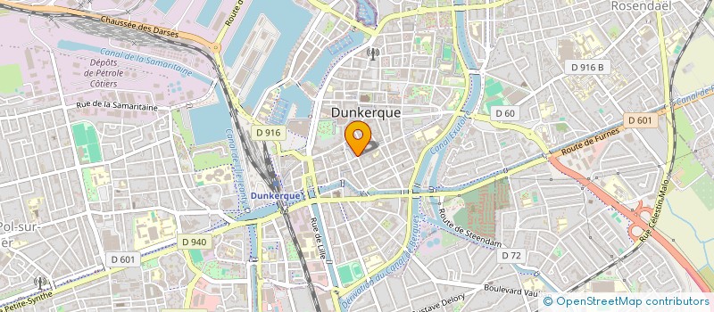 localisation de l'entreprise ADK IMMO à DUNKERQUE